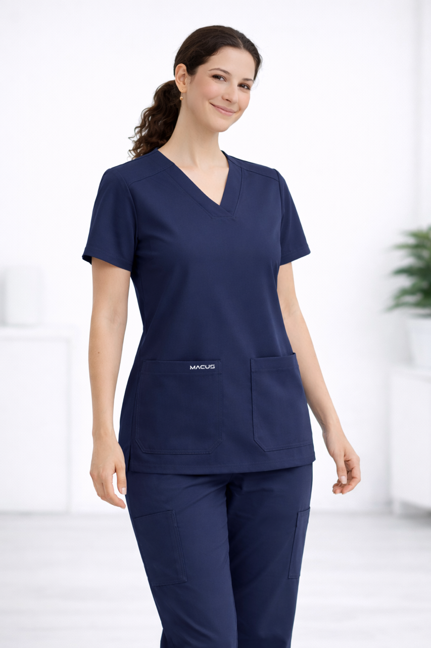 Uniforme Clínico Completo - Mujer - Azul Marino