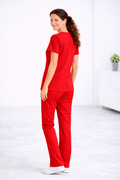 Uniforme Clínico Completo - Mujer - Rojo