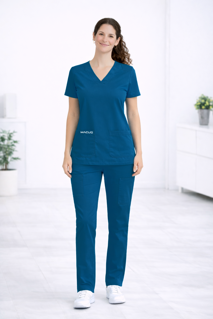 Uniforme Clínico Completo - Mujer - Caribean Blue