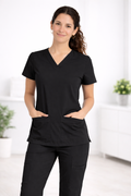 Blusa Clínica Mujer - Negro