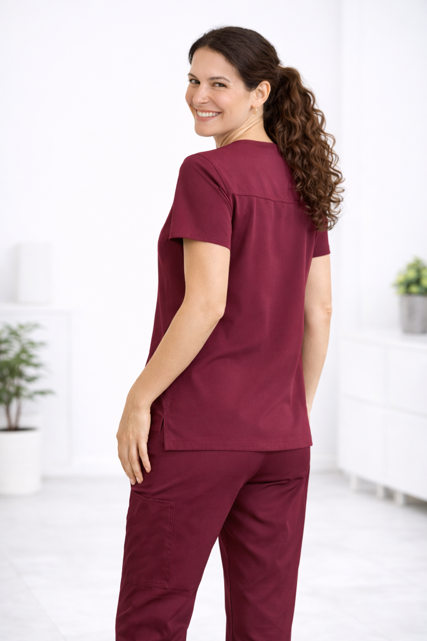 Blusa Clínica Mujer - Burdeo