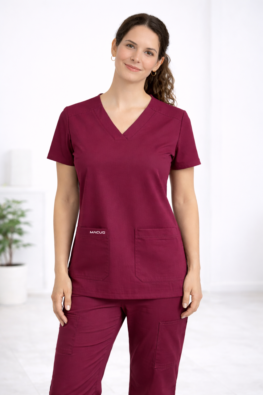 Blusa Clínica Mujer - Burdeo