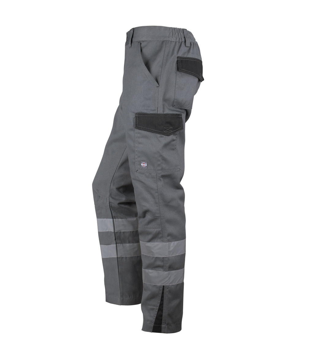 Pantalón Cargo Gabardina Bicolor con cinta