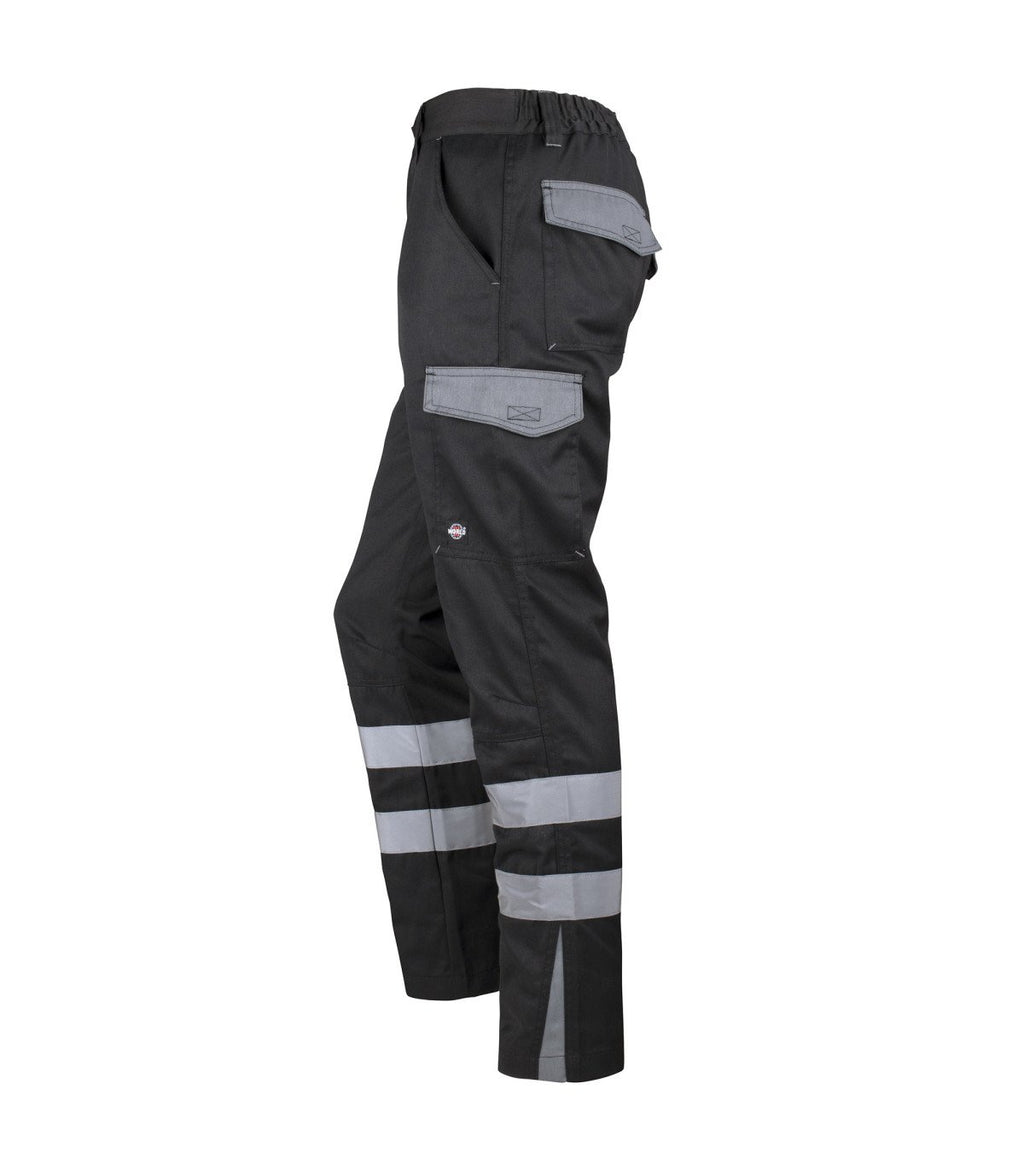 Pantalón Cargo Gabardina Bicolor con cinta