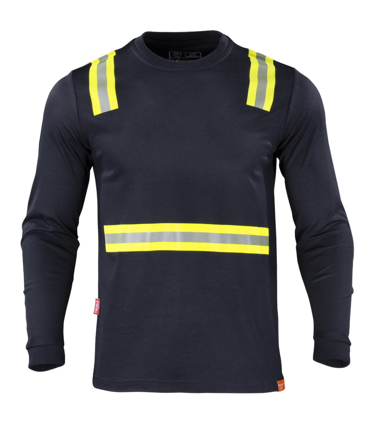 Polera Híbrida Alta Visibilidad Manga Larga