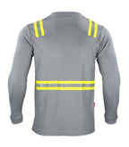 Polera Híbrida Alta Visibilidad Manga Larga