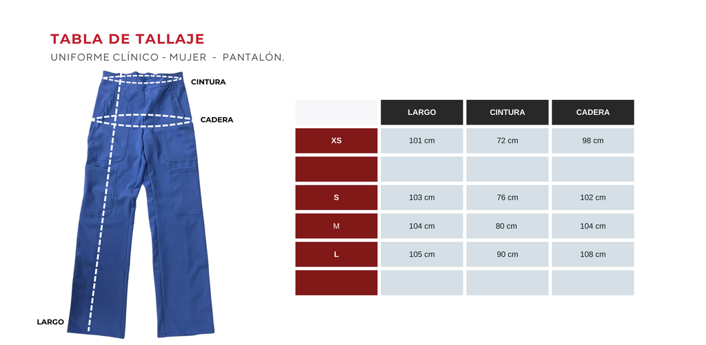 Uniforme Clínico Completo - Mujer - Azul Marino